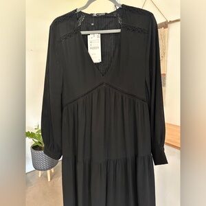 Zara Black Maxi Dress